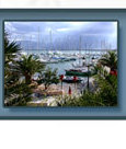 Calvi, le port - taxi corse